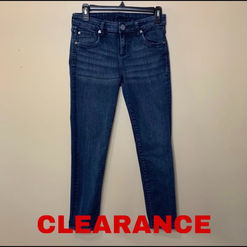 Kut from the Kloth Mid Rise Skinny Jeans